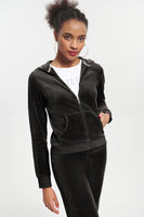 Classic Cotton Velour Hoodie - Juicy Couture