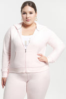 Plus-Size Classic Cotton Velour Hoodie - Juicy Couture