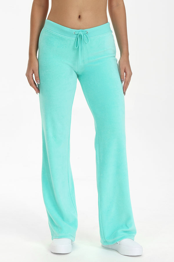 Classic Cotton Velour Track Pants - Juicy Couture