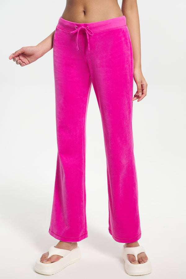 Classic Cotton Velour Track Pants - Juicy Couture 