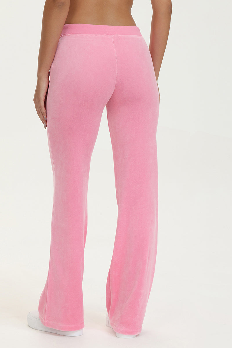 Classic Cotton Velour Track Pants - Juicy Couture
