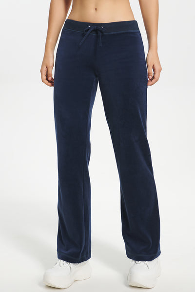 Classic Cotton Velour Track Pants - Juicy Couture