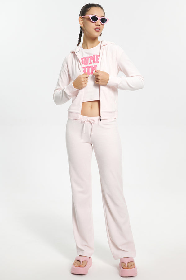 Classic Cotton Velour Track Pants - Juicy Couture