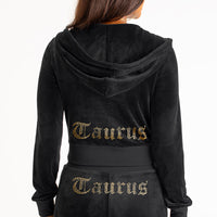 Taurus Big Bling Velour Hoodie