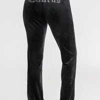 Taurus Big Bling Velour Track Pants