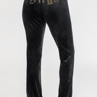 Virgo Big Bling Velour Track Pants