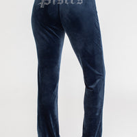 Pisces Big Bling Velour Track Pants