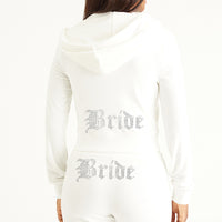 Bride Big Bling Velour Hoodie - Juicy Couture