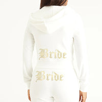 Bride Big Bling Velour Hoodie - Juicy Couture