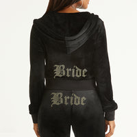 Bride Big Bling Velour Hoodie - Juicy Couture