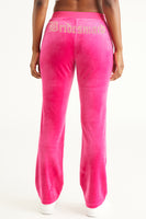 Bridesmaid Big Bling Velour Track Pants - Juicy Couture