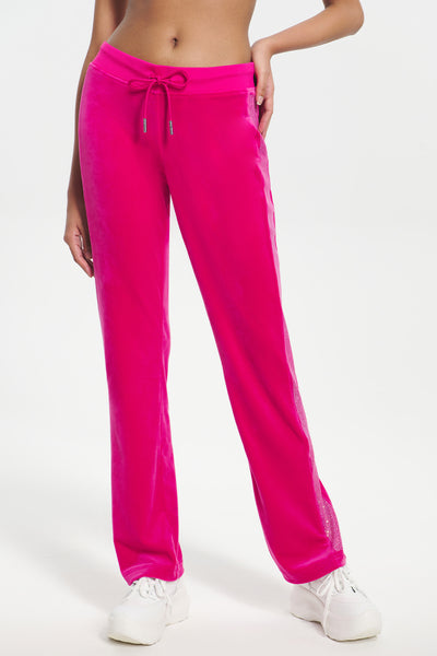 Ombre Bling Velour Track Pants - Juicy Couture