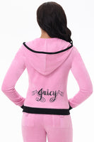 Sweetheart Cotton Velour Hoodie - Juicy Couture