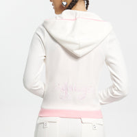 Sweetheart Cotton Velour Hoodie - Juicy Couture