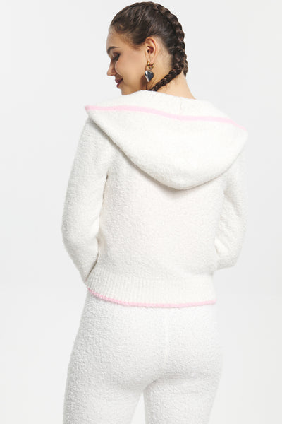 Boucle Sweater Hoodie - Juicy Couture