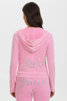 Big Bling Towel Terry Zip Hoodie - Juicy Couture