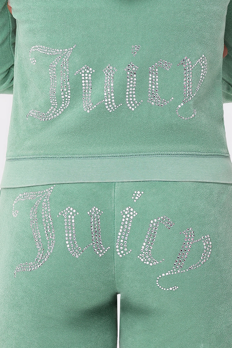 Big Bling Towel Terry Zip Hoodie