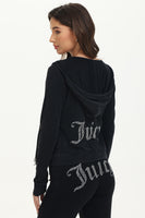 Big Bling Towel Terry Zip Hoodie - Juicy Couture