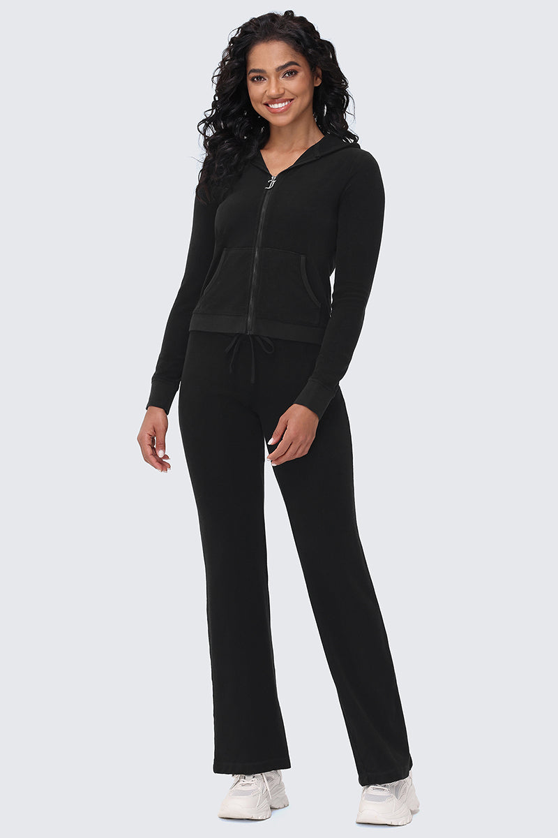 Big Bling Towel Terry Zip Hoodie - Juicy Couture