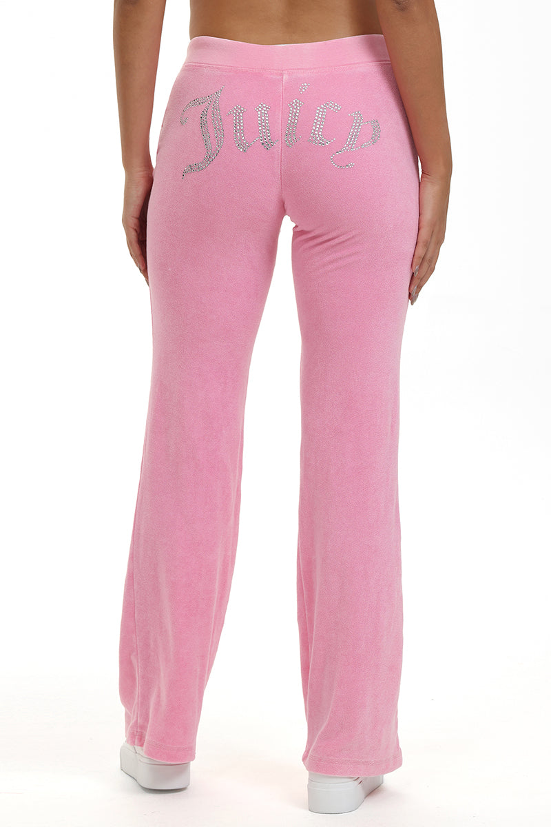 Big Bling Towel Terry Track Pants - Juicy Couture