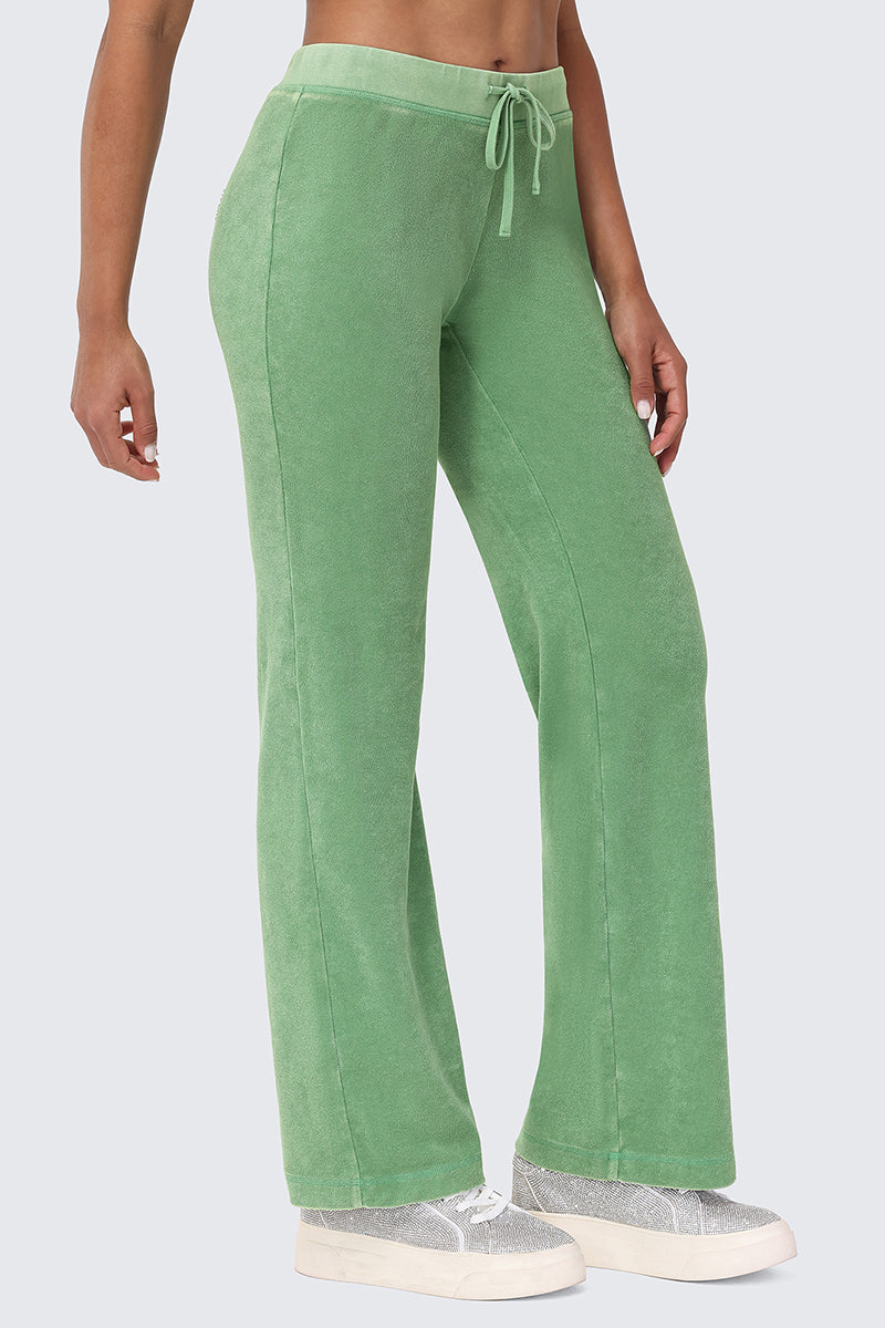 Big Bling Towel Terry Track Pants - Juicy Couture