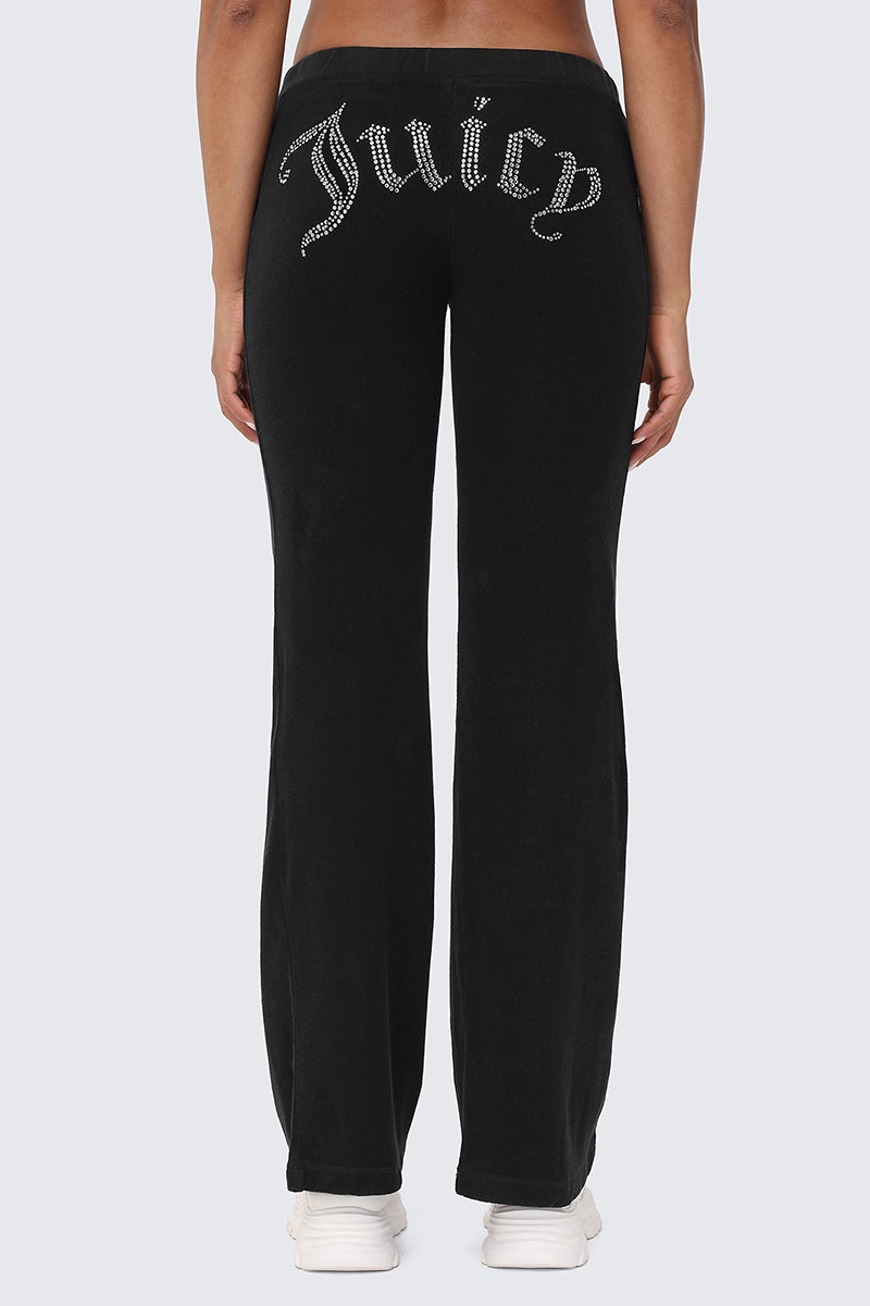 Big Bling Towel Terry Track Pants - Juicy Couture