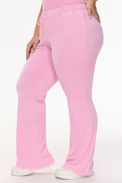 Plus-Size Big Bling Towel Terry Track Pants - Juicy Couture