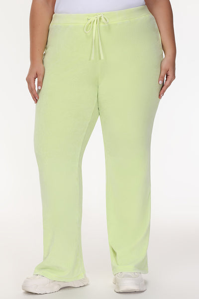 Plus-Size Big Bling Towel Terry Track Pants - Juicy Couture