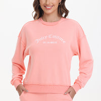 French Terry Embroidered Crewneck - Juicy Couture