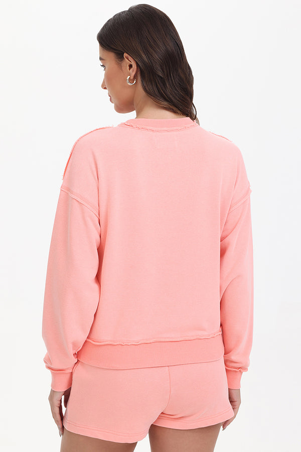 French Terry Embroidered Crewneck - Juicy Couture