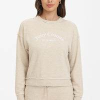 French Terry Embroidered Crewneck - Juicy Couture