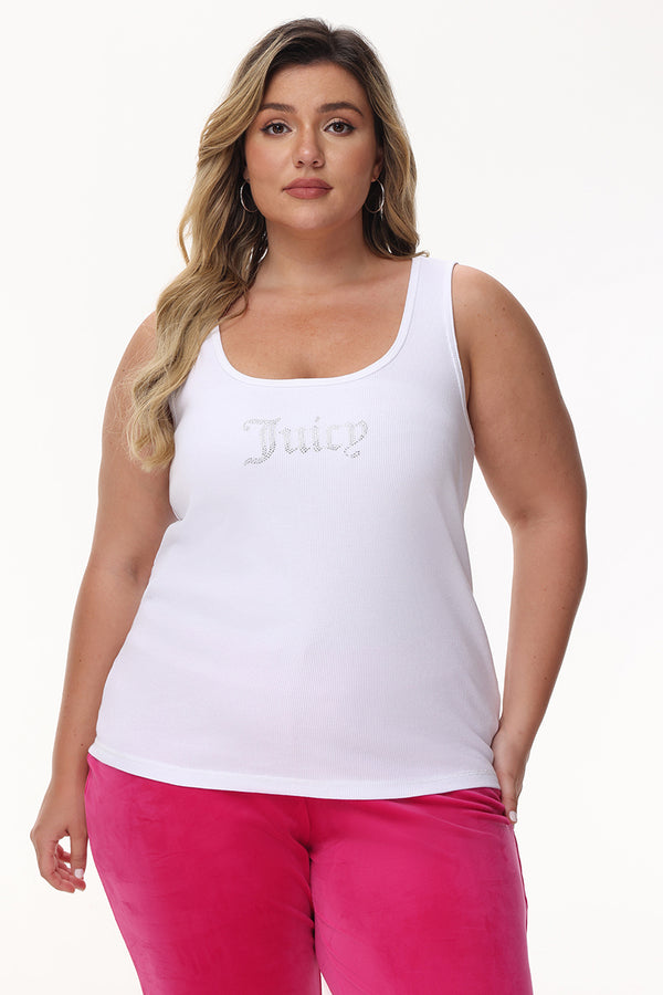 Plus-Size Long Bling Tank Top - Juicy Couture