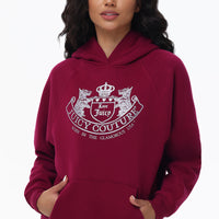 Oversized Fleece Scottie Dog Hoodie - Juicy Couture