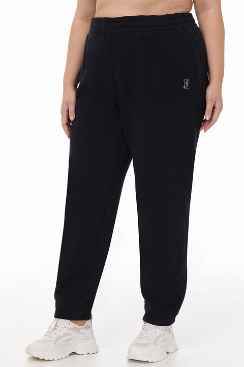 Plus-Size Small Bling Fleece Sweatpants