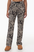 Animal Print Small Bling Velour Track Pants - Juicy Couture