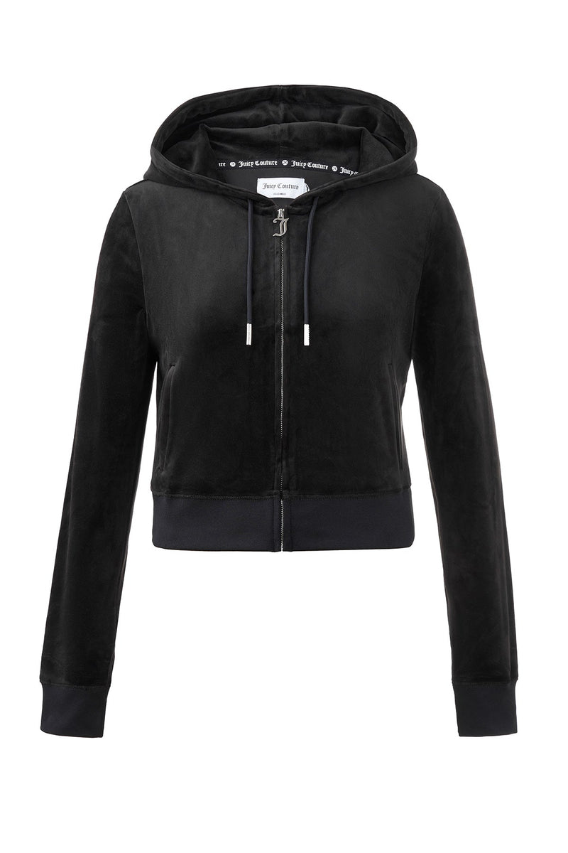 Ombre Big Bling Velour Hoodie