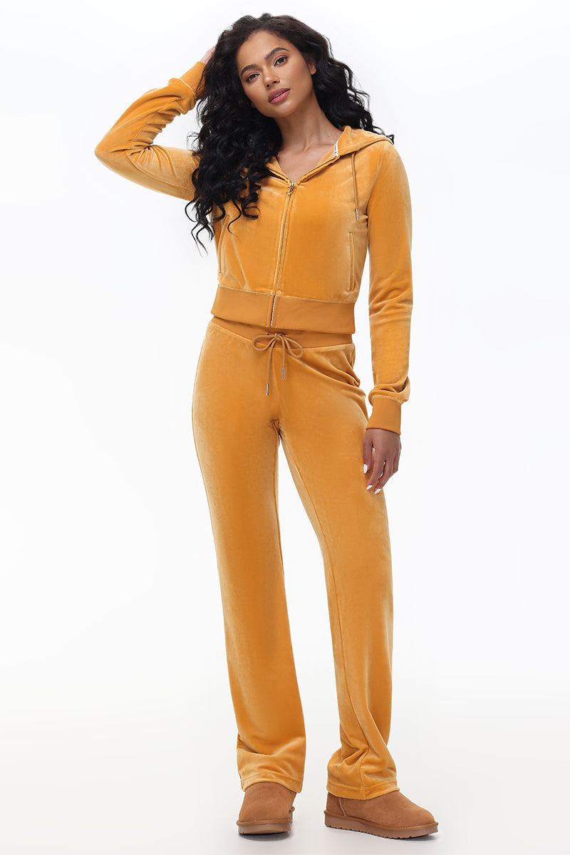 Ombre Big Bling Velour Hoodie - Juicy Couture
