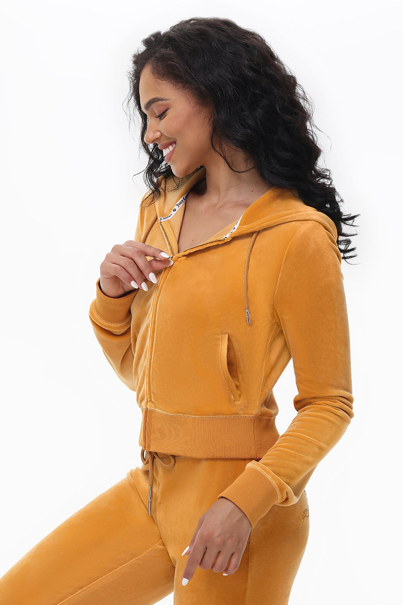 Ombre Big Bling Velour Hoodie - Juicy Couture