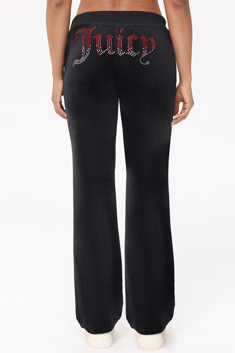 Ombre Big Bling Velour Track Pants - Juicy Couture