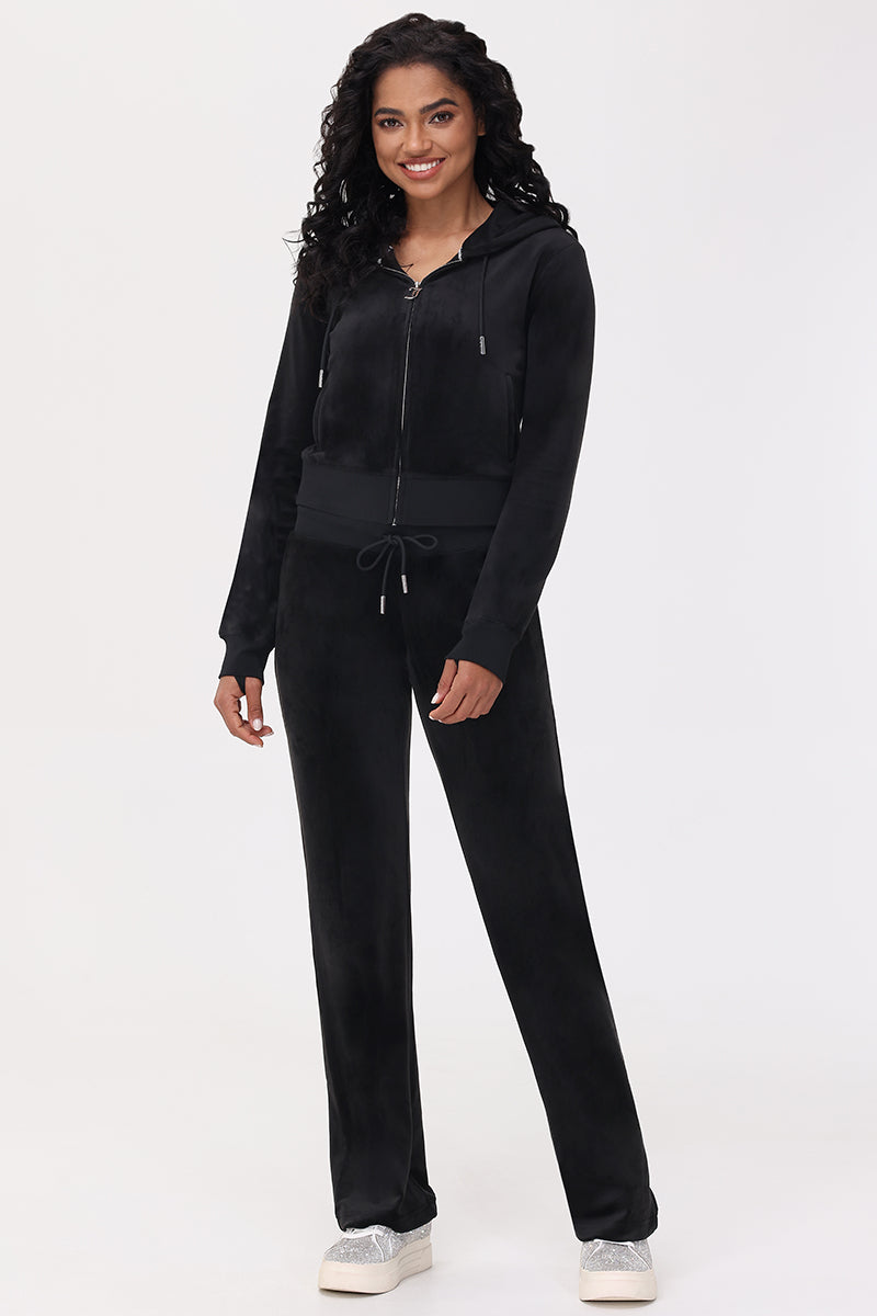 Ombre Big Bling Velour Track Pants