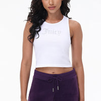 Small Bling High Neck Crop Tank - Juicy Couture