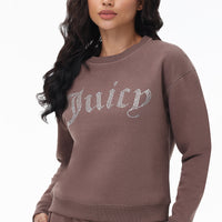 Big Bling Fleece Crewneck Pullover - Juicy Couture