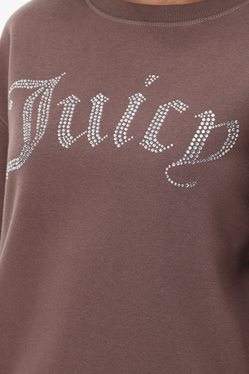 Big Bling Fleece Crewneck Pullover - Juicy Couture