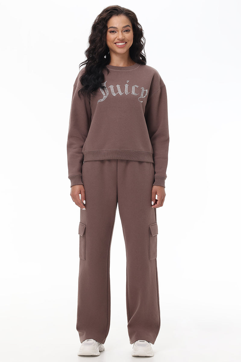 Big Bling Fleece Cargo Pants - Juicy Couture