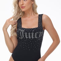 Big Bling Scoop Neck Tank Bodysuit - Juicy Couture