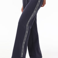 Wide Leg Fleece Pant With Side Bling - Juicy Couture