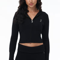 Small Bling Knit Cropped Jacket - Juicy Couture