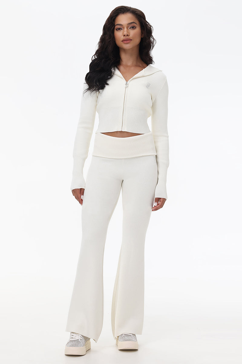 Low Rise Knit Flare Pants - Juicy Couture