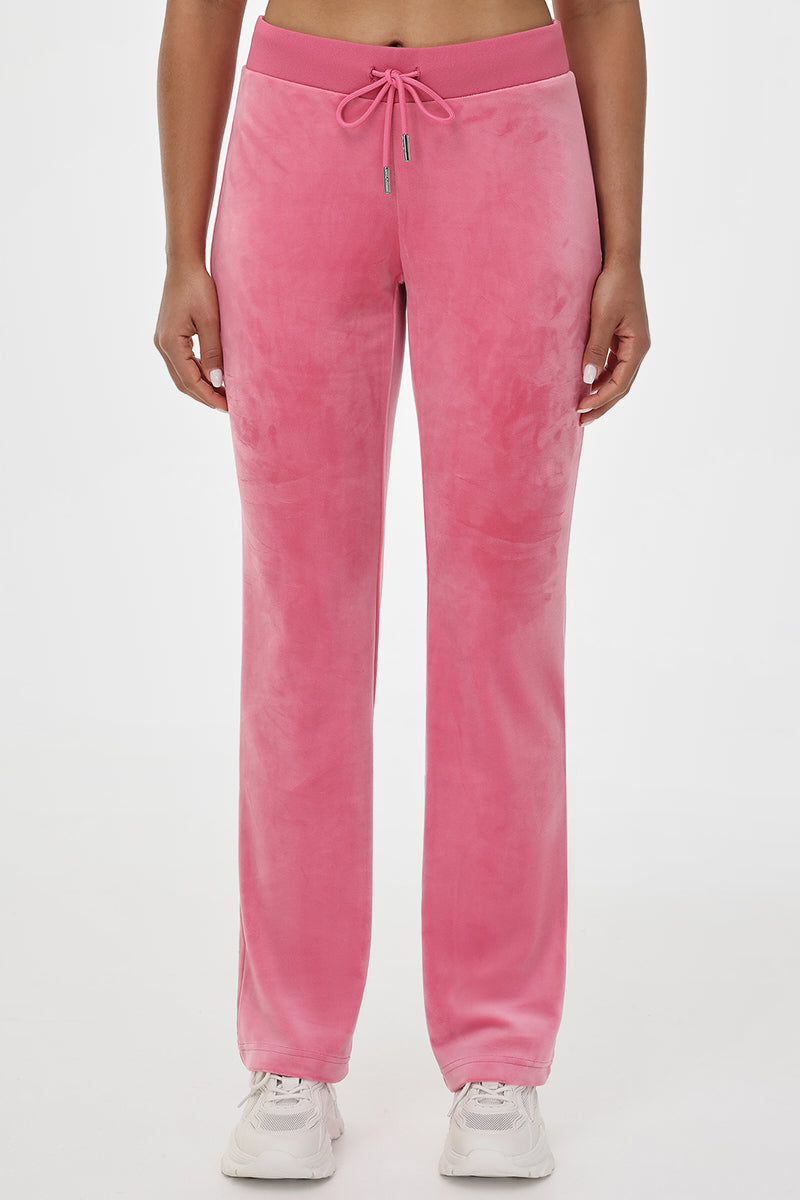 Mixed Crystals Velour Track Pants