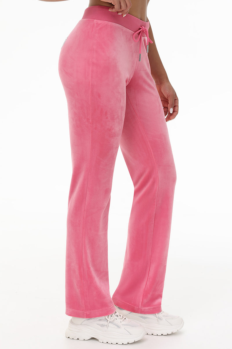 Mixed Crystals Velour Track Pants - Juicy Couture